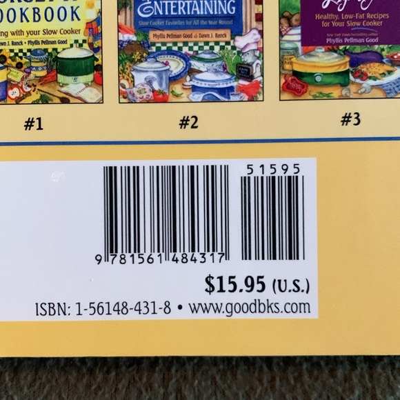 Lot of 3 Slow Cooker cookbooks. Includes Betty Crocker, Better Homes and Gardens - Picture 10 of 10